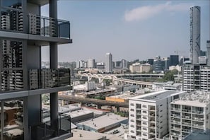 Blick von der Unterkunft