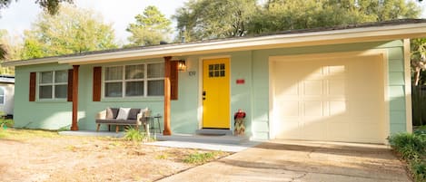 I call this house "The Mint," named after it's lovely fresh coat of paint!