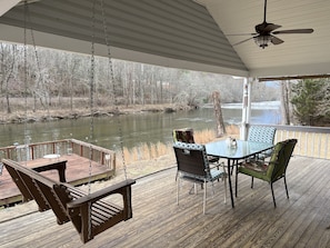 Spacious deck and still going through some remodeling