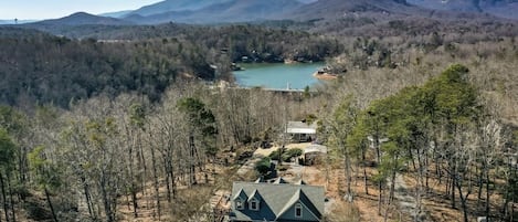 5 bedroom, 3 story home just 5 minutes from Lake Lure. 