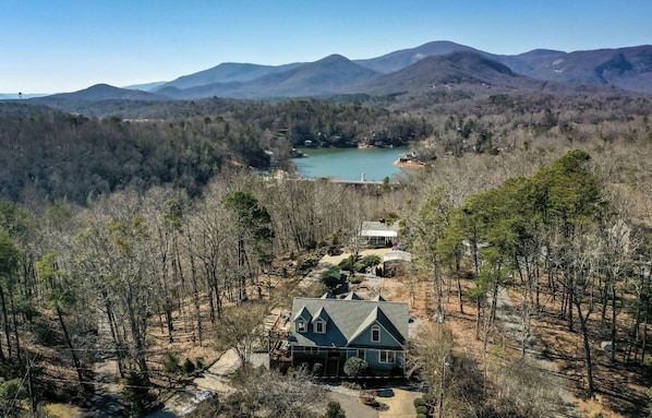 5 bedroom, 3 story home just 5 minutes from Lake Lure. 