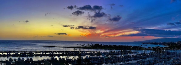 Sunset from the lanai