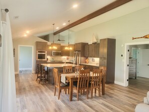 Large open kitchen.   