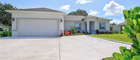 Expanded driveway 