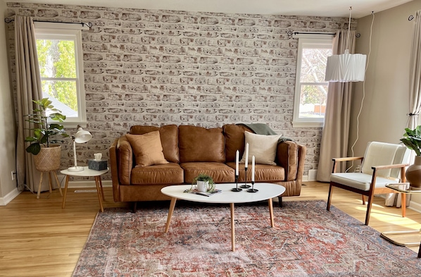 Comfortable, stylish living room