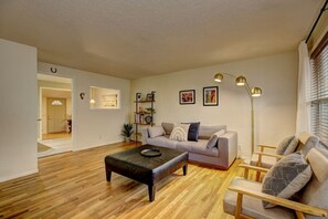 Living room from front entry