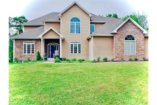 Front view of the house