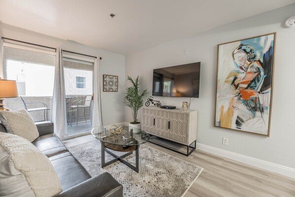 Living Room with smart TV