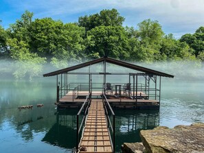 Private Dock-with Lighting and Boat Slip