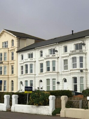 Front of property on Seafront 