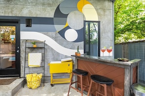 Cute bar with seating for two