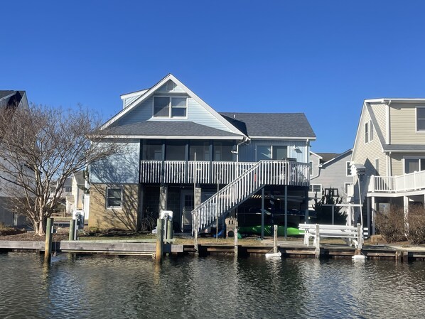 On the water in Fenwick Island, DE and two blocks from the ocean!