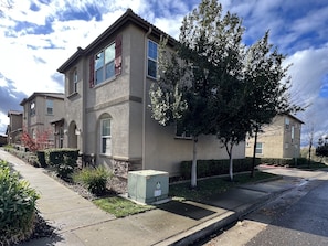 House and street parking