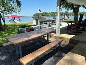 Perfect spot for grilling, picnics, or bring a game out to play.