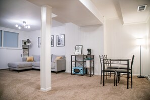 Kitchenette and dining space