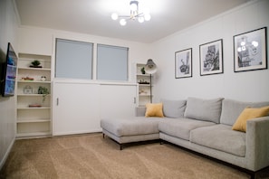 Living room with Smart TV