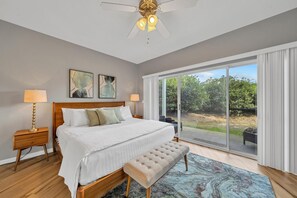 Ground Floor Primary Bedroom with King Bed