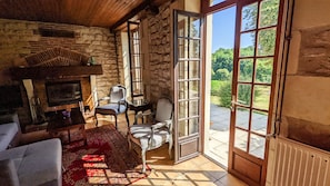 View of the patio from the main room