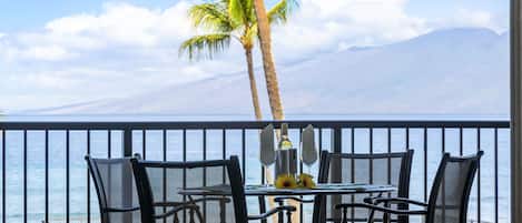 Celebrate from your ocean view private lanai
