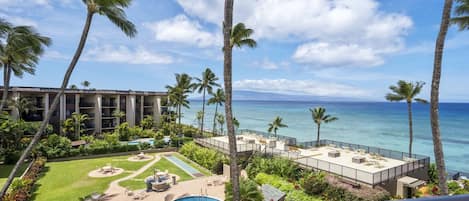 Top floor ocean view from private lanai