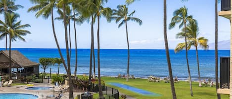 Ocean and Resort view from private lanai