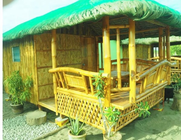 Local village house made from locally sources materials.