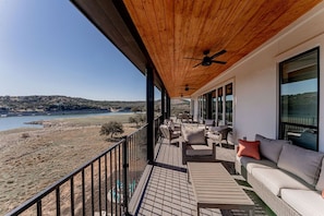 Upstairs Patio - Walker Luxury Vacation Rentals