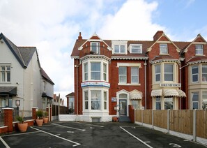 Main Building With Parking Spaces 