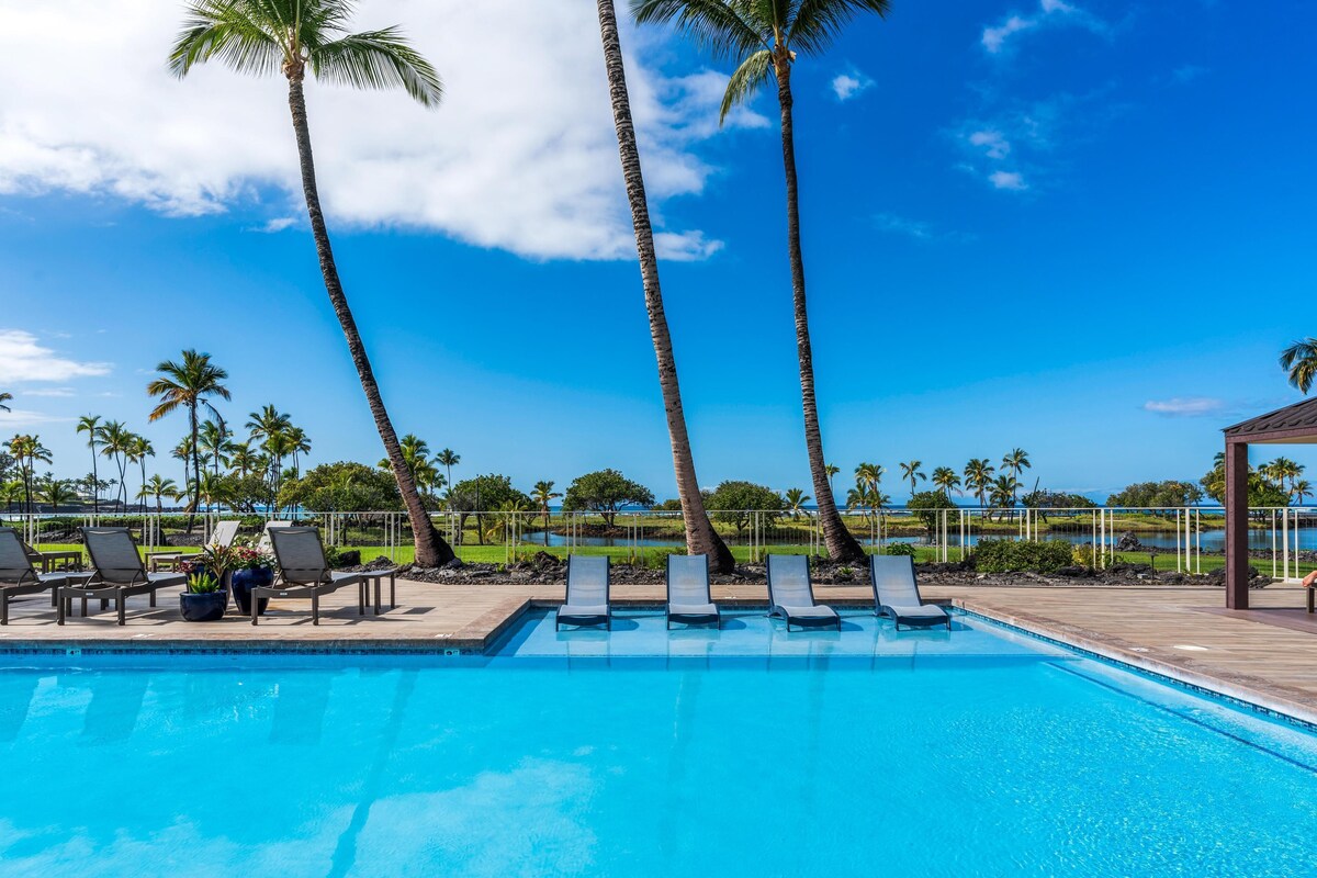 Includes Mauna Lani Beach Club Pass! Mauna Lani Terrace L102