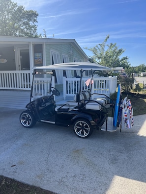 GOLF CART INCLUDED! Take it to the beach.
