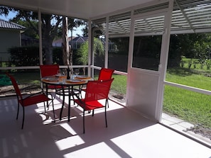 Outdoor dining