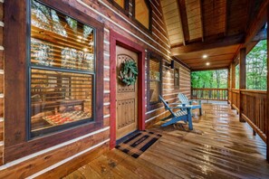 Wonderful porch wraps around the entire house