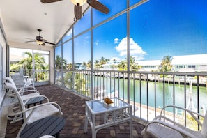 Savor your morning coffee with a wonderful canal view in sight.