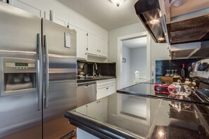 Large Stainless Fridge with Ice Maker