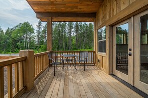 Master balcony- great place to soak up some of that Mtn air! 