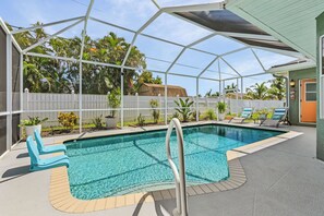 Private, heated, enclosed, in-ground pool. What more could you want?