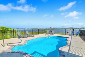 Private, heated pool