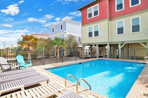 A 6 bedroom, 4 bath home with a private, heated pool