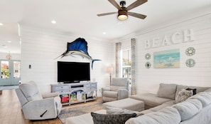 Living the Dream is a 5 bedroom, 4.5 bath home