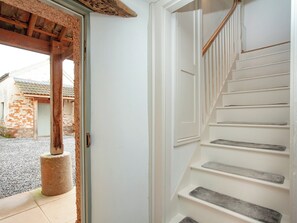 Stairs to living areas | Thorne Farm Annexe, Lympstone