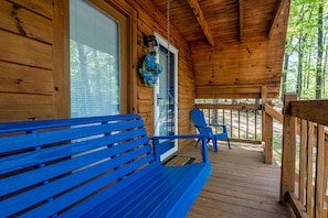 Relax and enjoy the fantastic views from the front porch swing