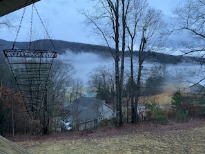 Blick von der Unterkunft