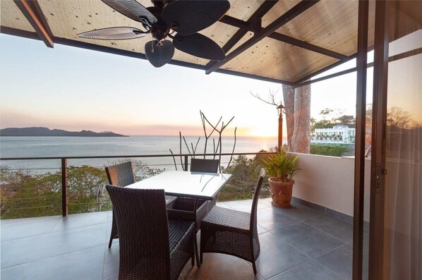 Dinning area on the terrace