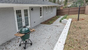 BBQ grill in the backyard