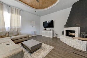 living room fireplace