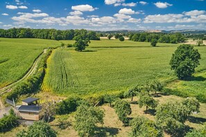 The countryside surrounding at Curious Calf, Herefordshire