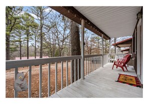 Relax on the porch and take in the natural beauty