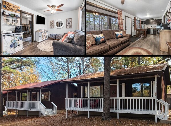 Our twin cabins offer comfort and privacy for family vacations or large groups