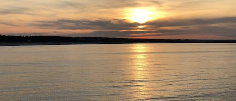 Sonnenuntergang an der Seebrücke