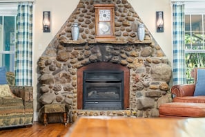 Magical geode fireplace